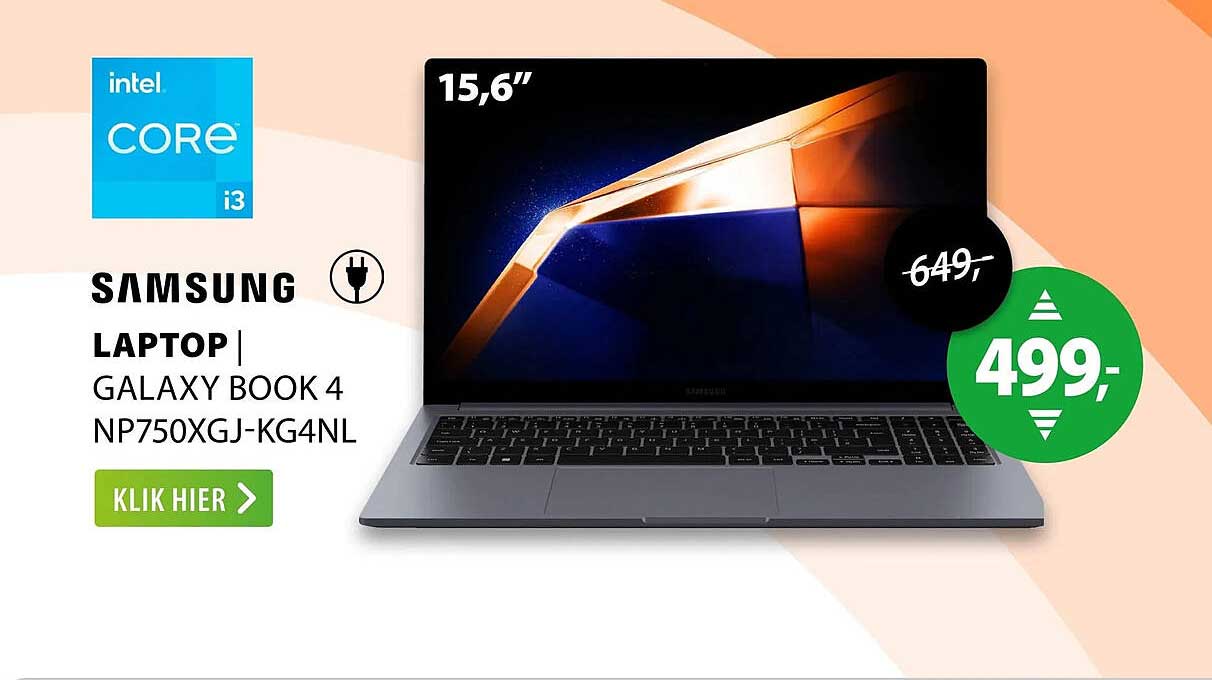 Samsung Laptop Galaxy Book 4 NP750XGJ-KG4NL