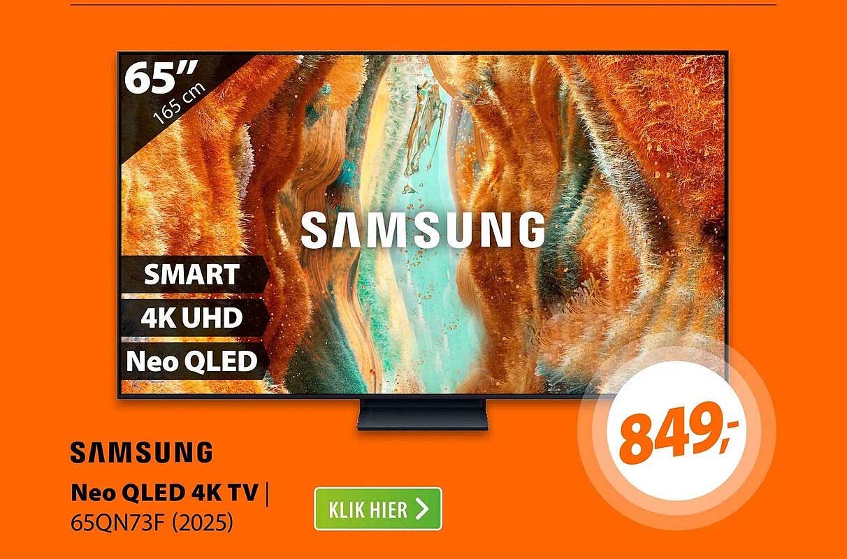 Samsung Neo QLED 4K TV 65QN73F (2025)