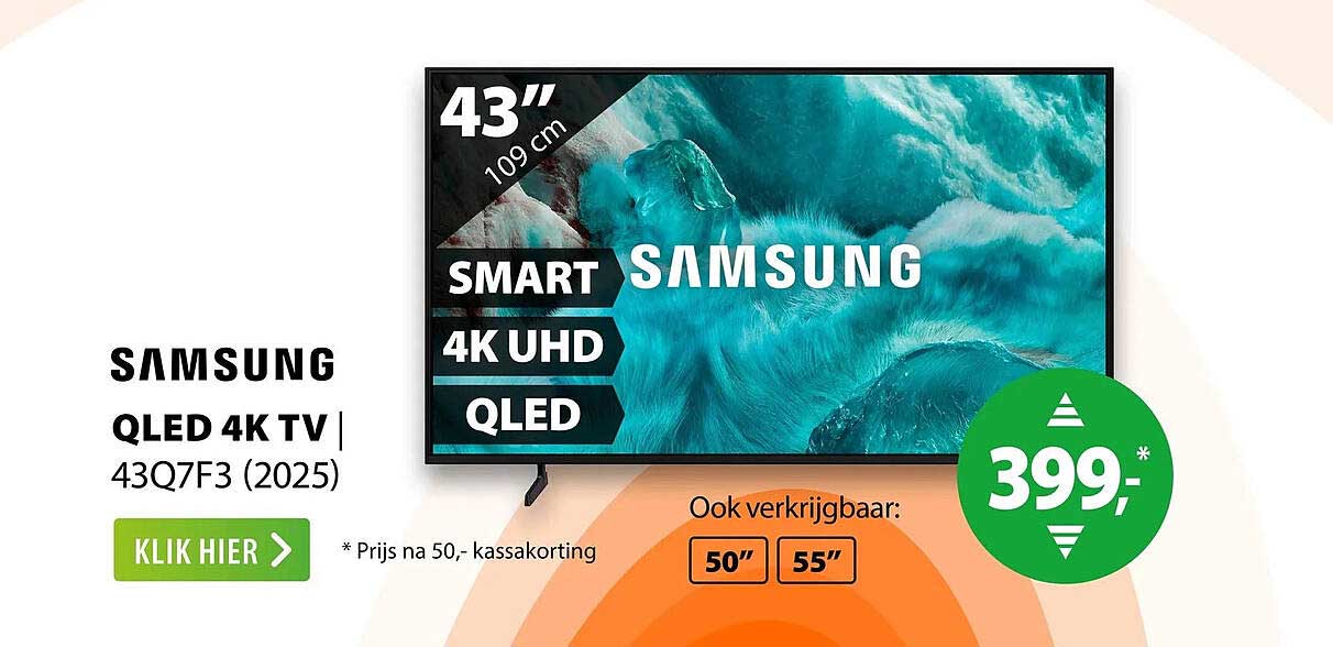 SAMSUNG QLED 4K TV 43Q7F3 (2025)