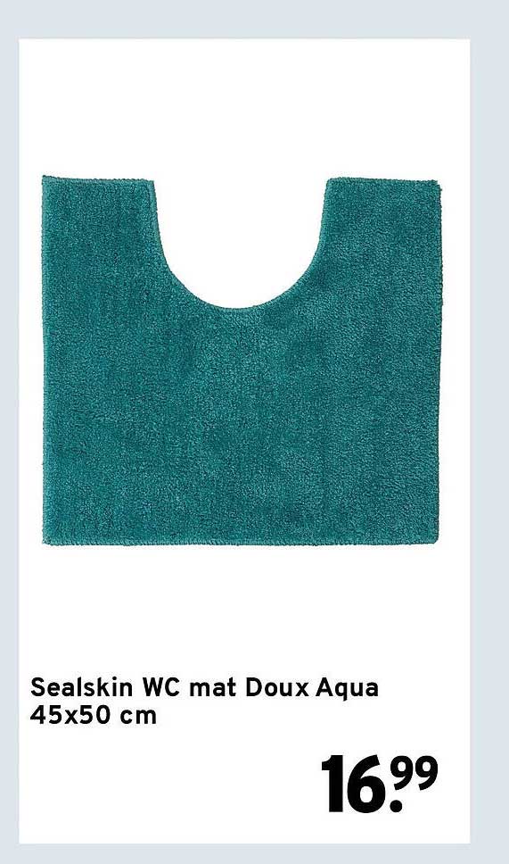 Sealskin WC mat Doux Aqua 45x50 cm