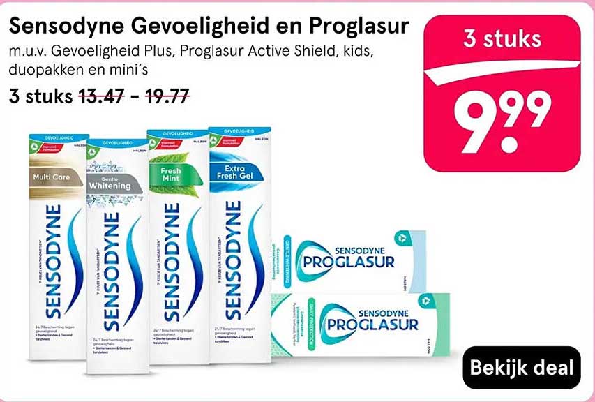 Sensodyne Gevoeligheid en Proglasur