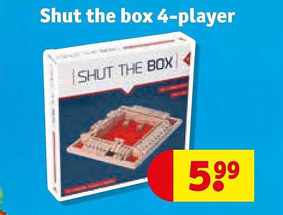 Shut the box 4-player