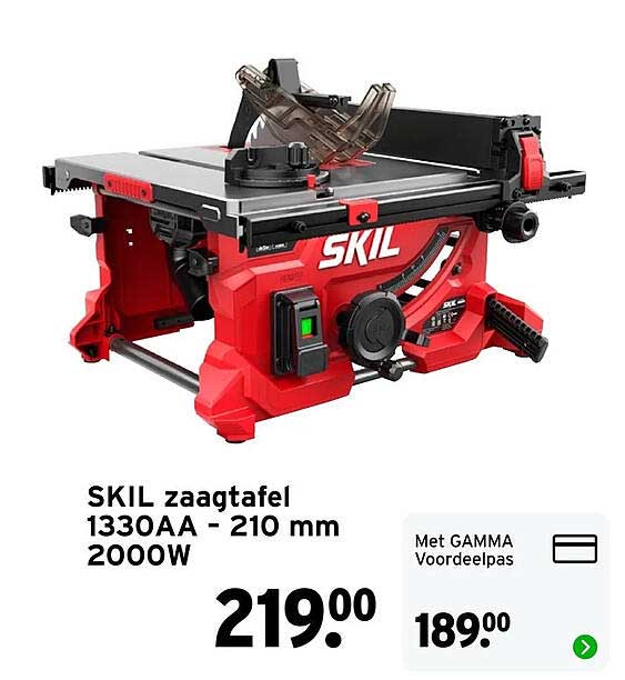 SKIL zaagtafel 1330AA - 210 mm 2000W