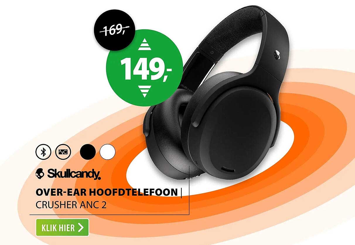 Skullcandy Over-ear hoofdtelefoon Crusher ANC 2