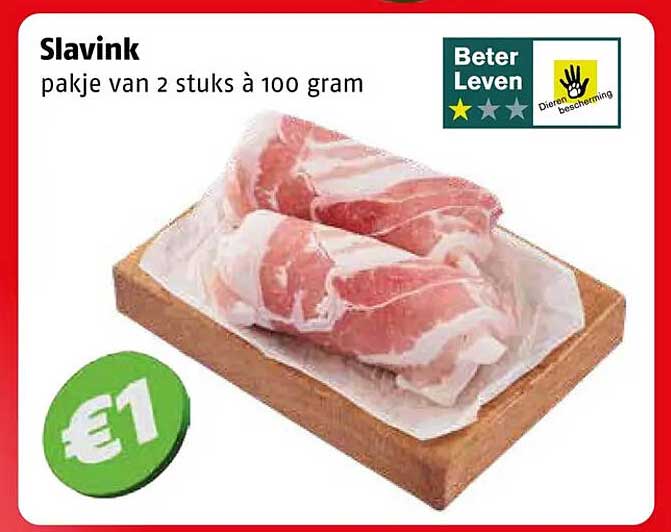 Slavink pakje van 2 stuks à 100 gram