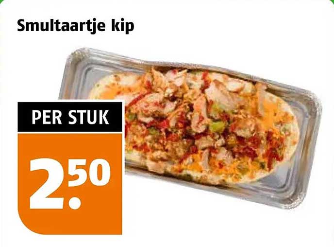 Smultaartje kip