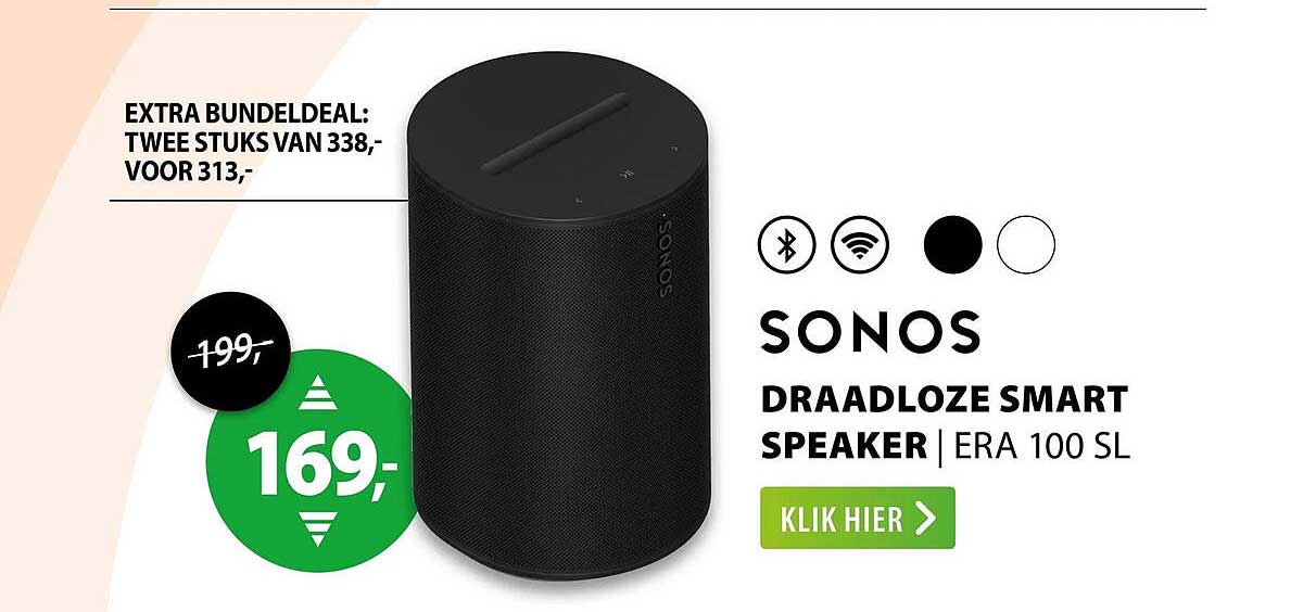 SONOS DRAADLOZE SMART SPEAKER | ERA 100 SL
