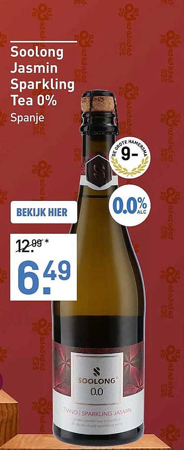 Soolong Jasmin Sparkling Tea 0% Spanje