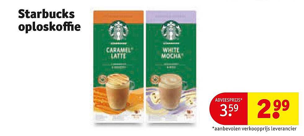 Starbucks oploskoffie