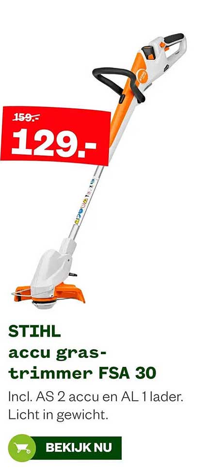 STIHL accu gras-trimmer FSA 30