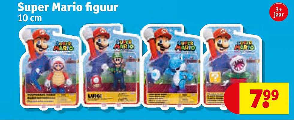 Super Mario figuur 10 cm