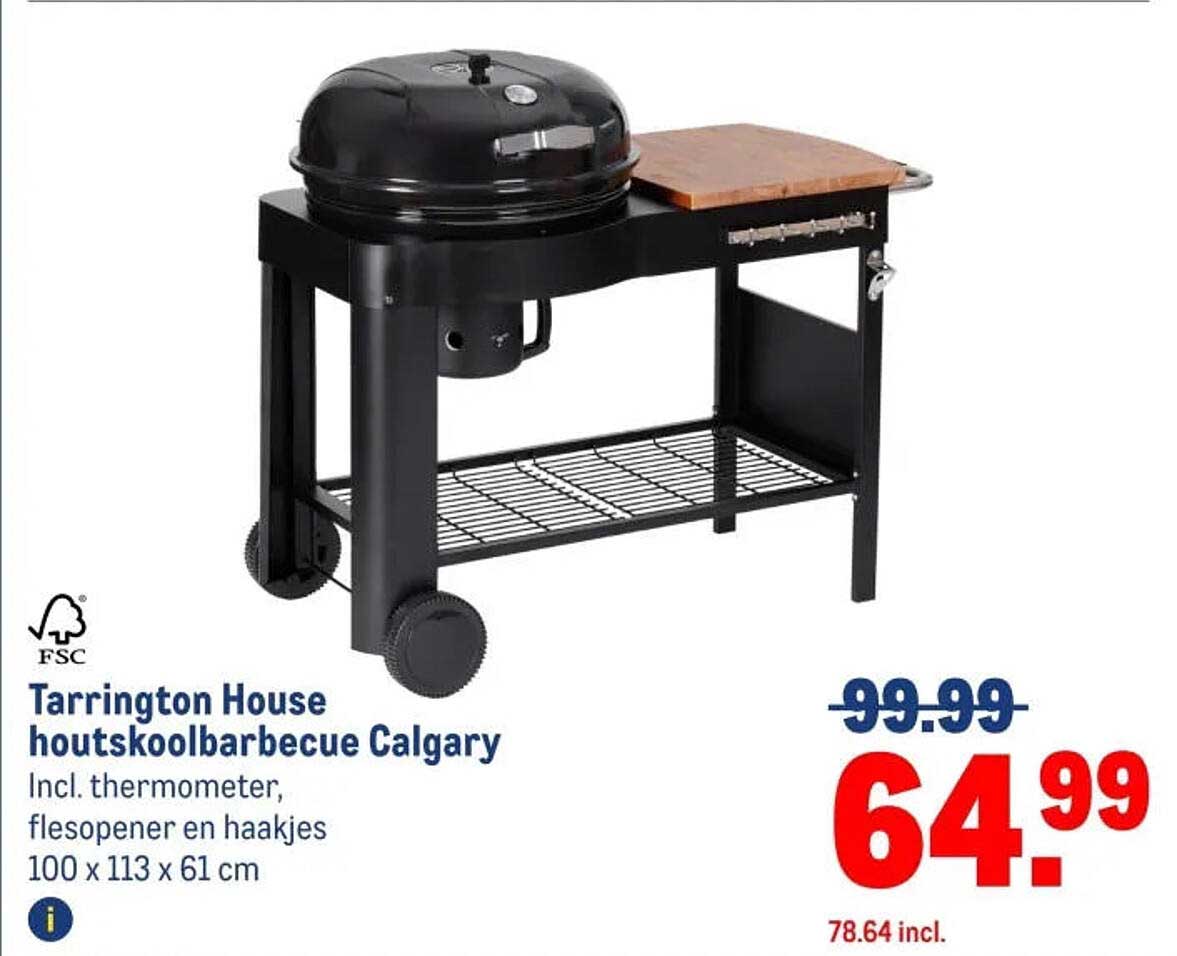 Tarrington House houtskoolbarbecue Calgary