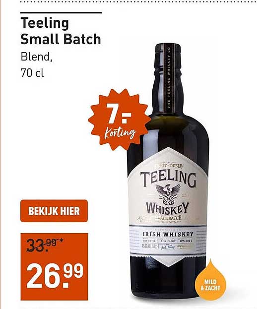 Teeling Small Batch Blend, 70 cl