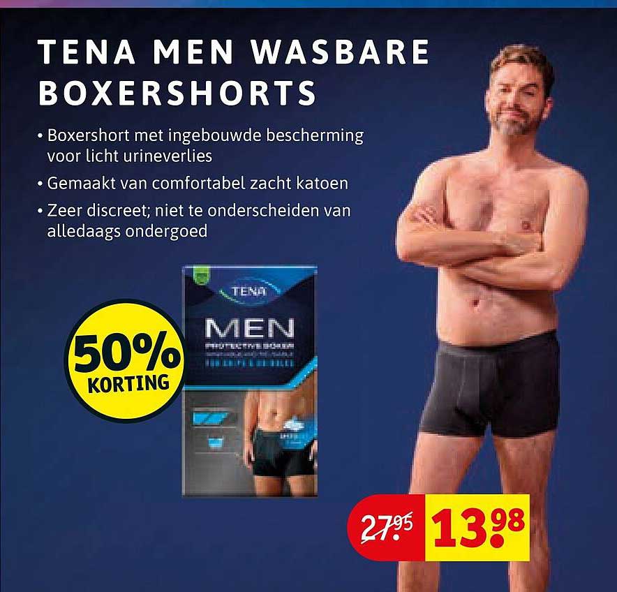 TENA MEN WASBARE BOXERSHORTS