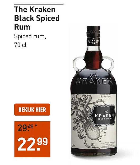 The Kraken Black Spiced Rum