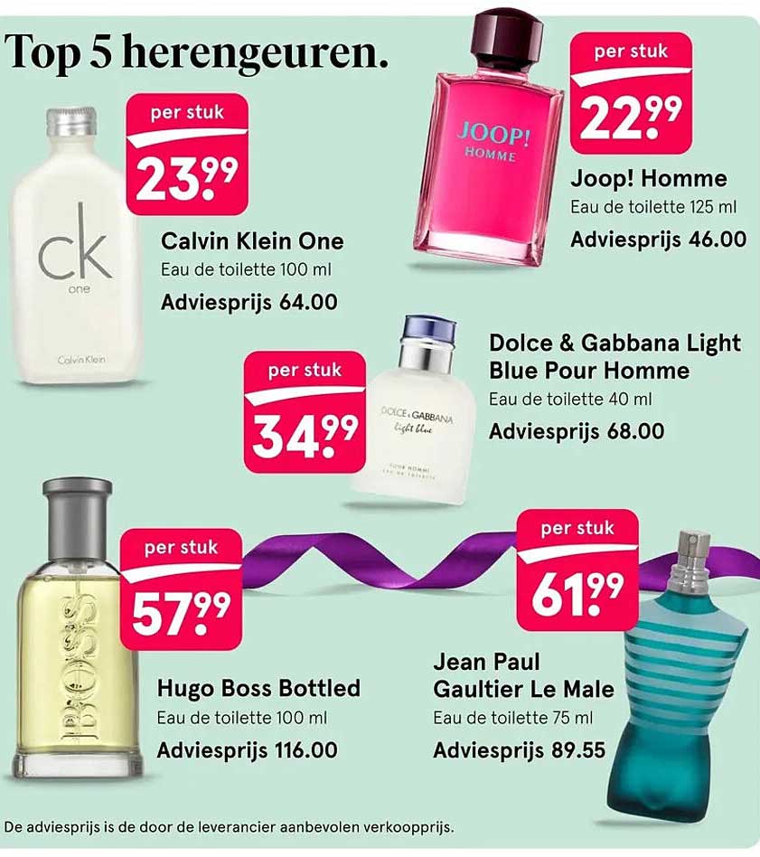 Top 5 herengeuren.