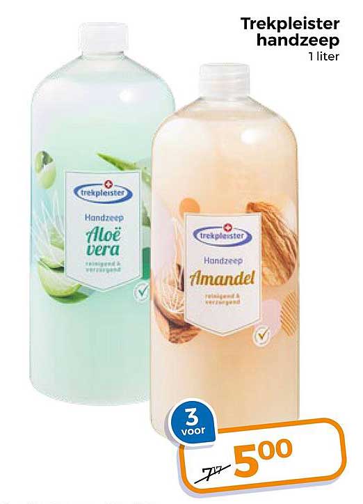 Trekpleister handzeep 1 liter 3 voor