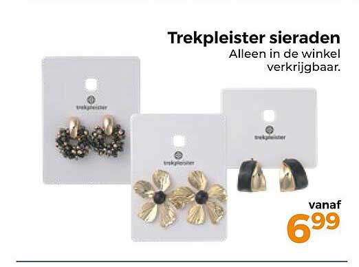 Trekpleister sieraden Alleen in de winkel verkrijgbaar.