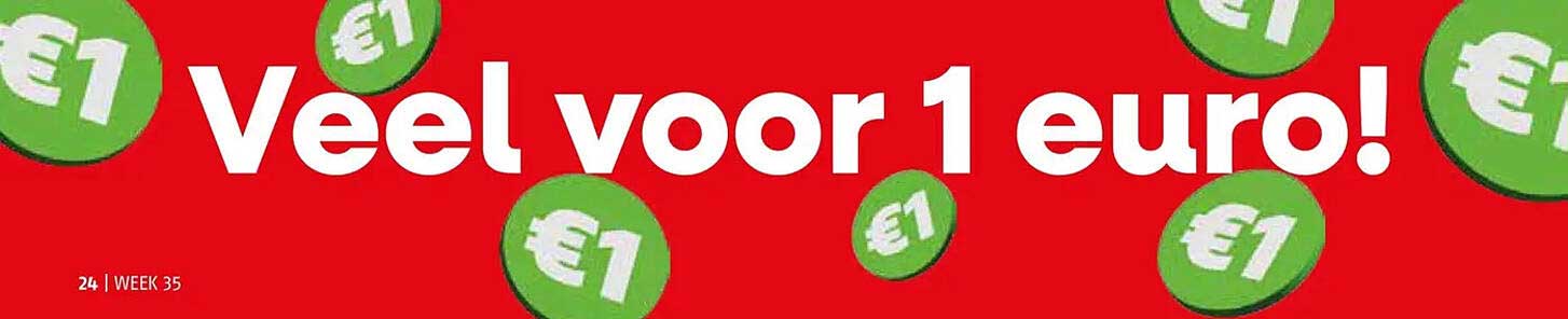 Veel voor 1 euro!