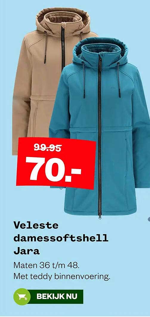 VeLeste damessoftshell Jara