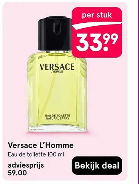 Versace L’Homme Eau de toilette 100 ml