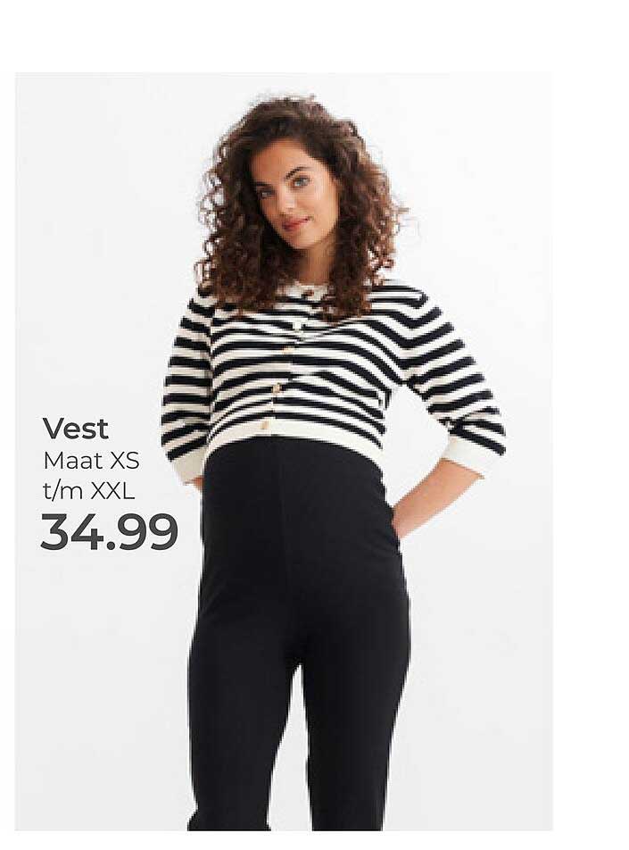 Vest Maat XS t/m XXL