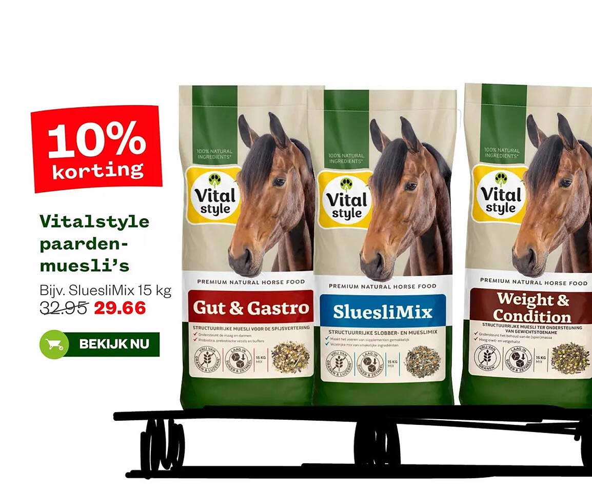 Vitalstyle paarden-muesli’s
