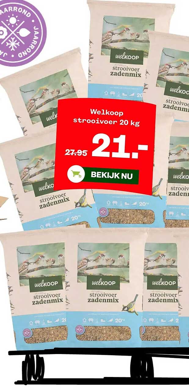 Welkoop strooivoer 20 kg