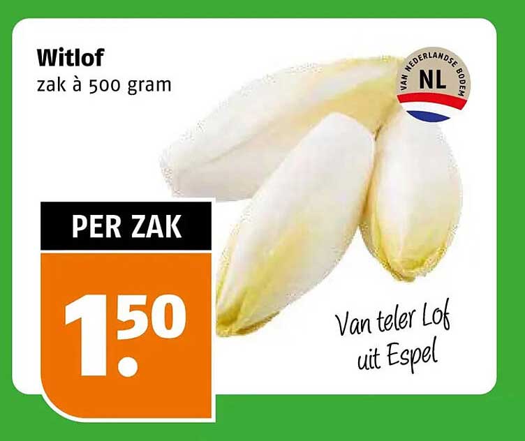 Witlof zak à 500 gram