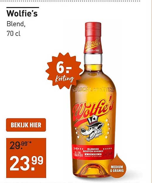 Wolfie’s Blend, 70 cl
