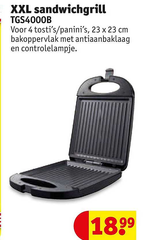 XXL sandwichgrill TGS4000B