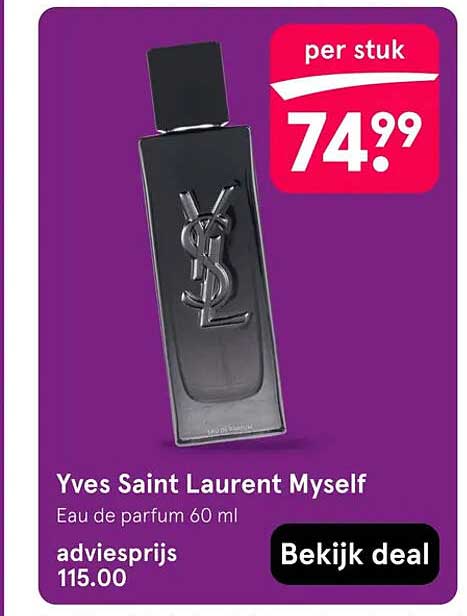 Yves Saint Laurent Myself Eau de parfum 60 ml
