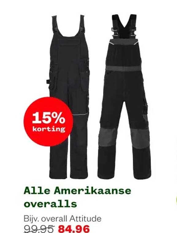 Alle Amerikaanse overalls