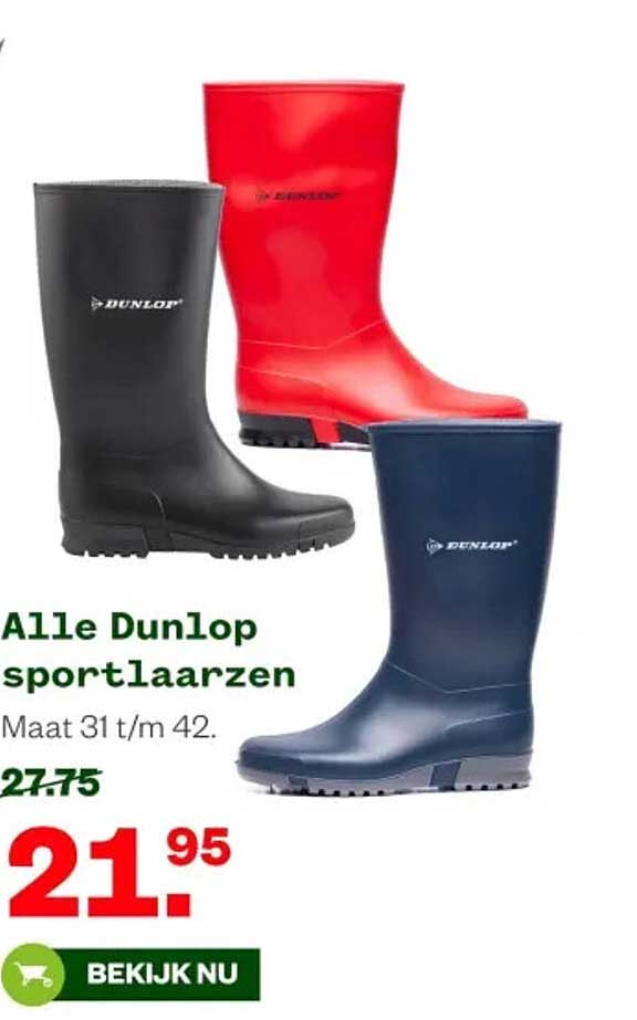 Alle Dunlop sportlaarzen