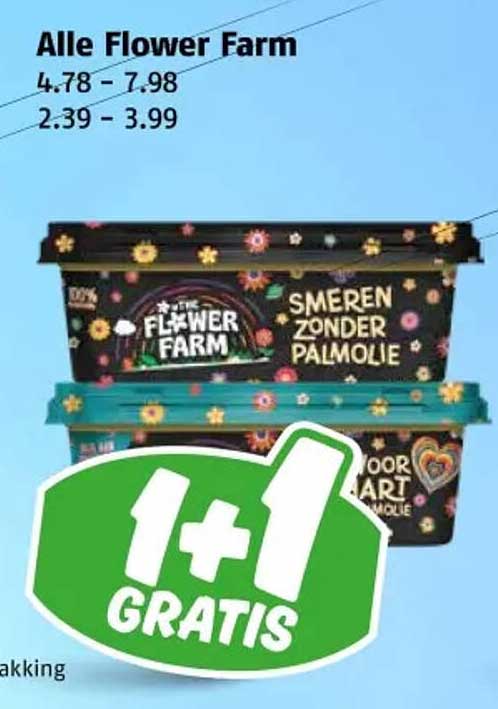 Alle Flower Farm 1+1 gratis