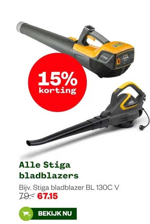 Alle Stiga bladblazers