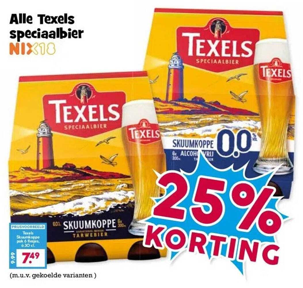 Alle Texels speciaalbier NIX18