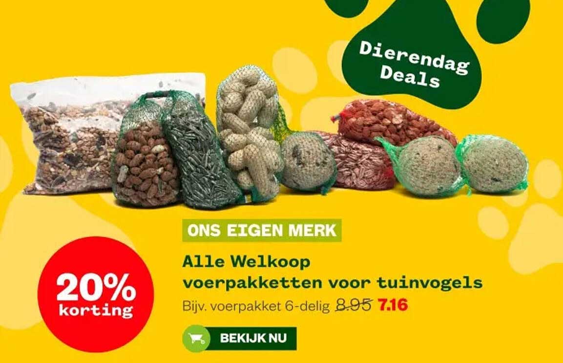 Alle Welkoop voerpakketten voor tuinvogels