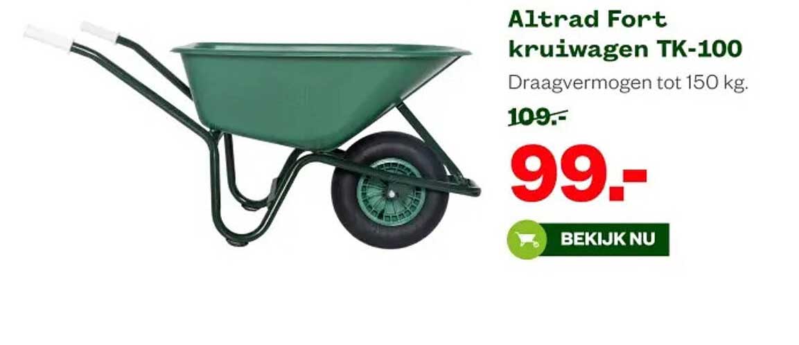 Altrad Fort kruiwagen TK-100
