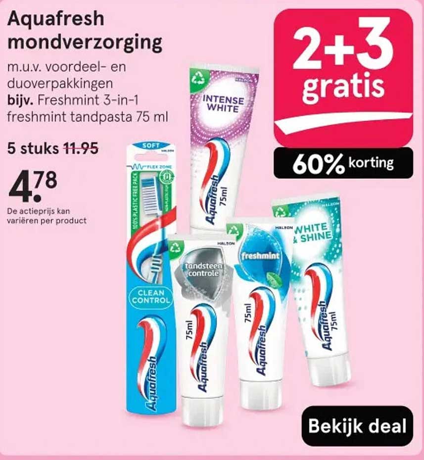 Aquafresh mondverzorging