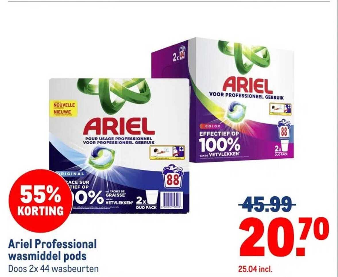 Ariel Professional wasmiddel pods