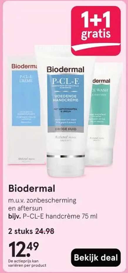 Biodermal 1+1 gratis