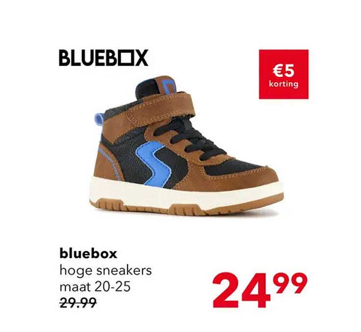 bluebox hoge sneakers maat 20-25