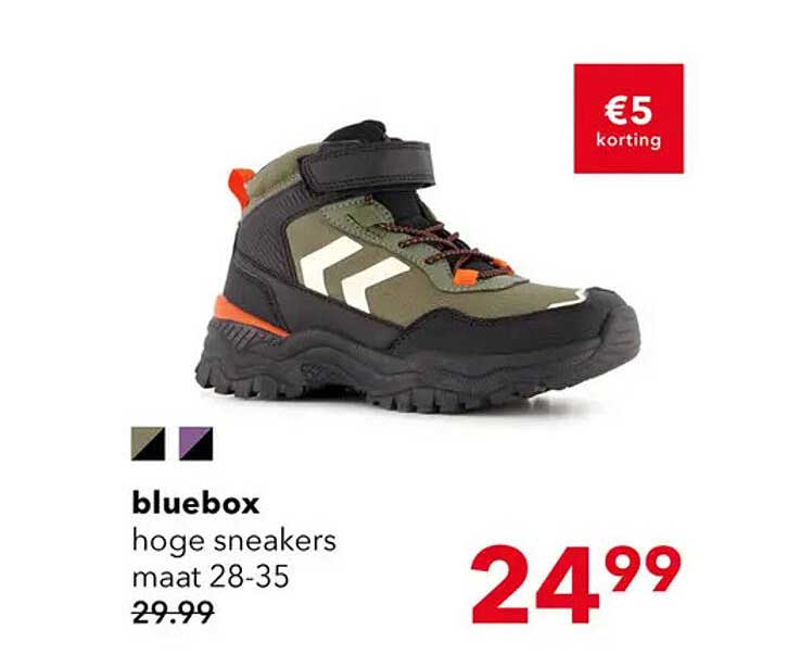 bluebox hoge sneakers maat 28-35