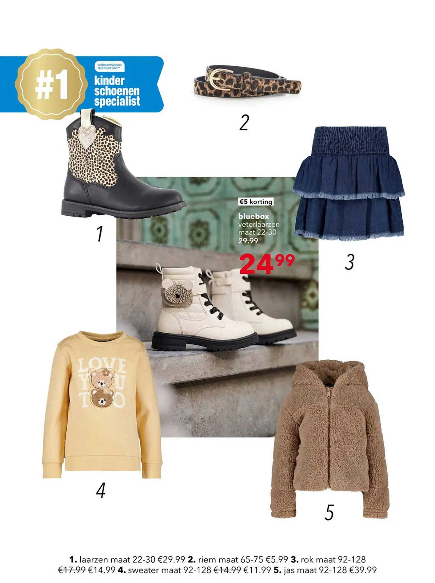 bluebox veterlaarzen maat 22-30