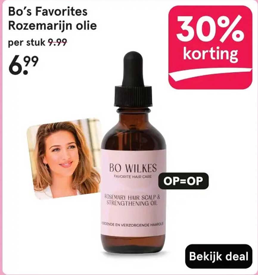 Bo’s Favorites Rozemarijn olie