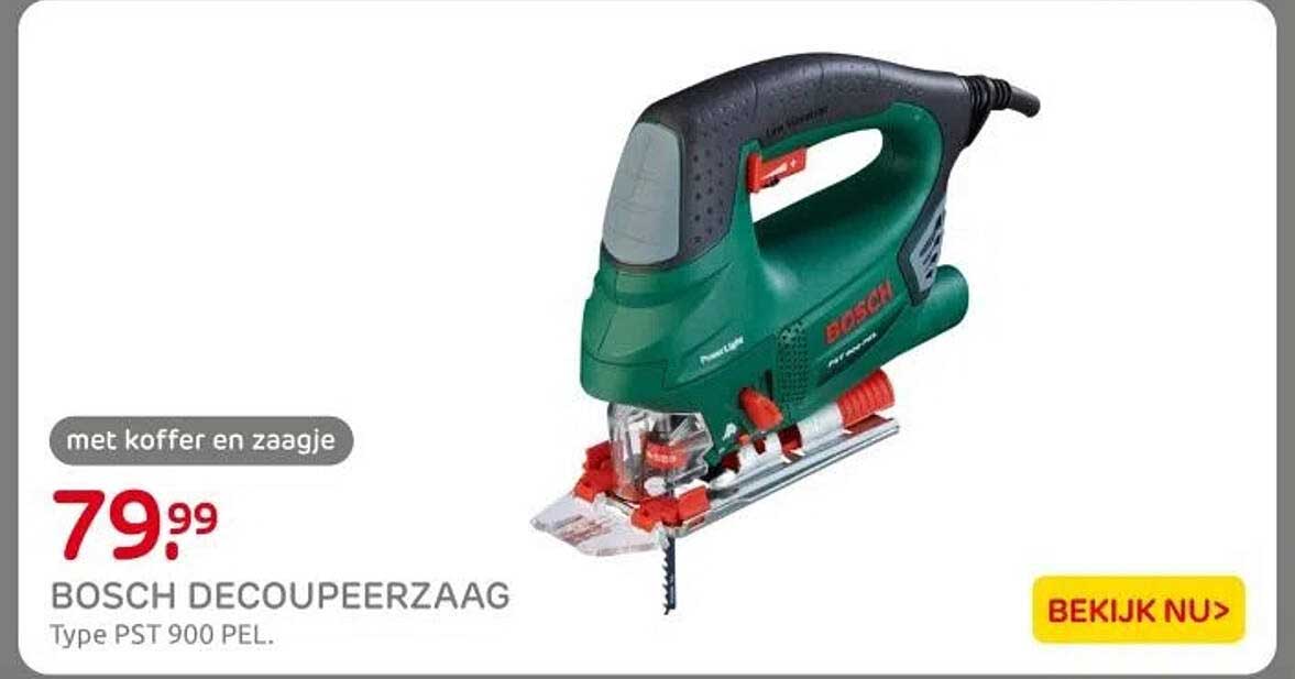 BOSCH DECOUPEERZAAG Type PST 900 PEL.