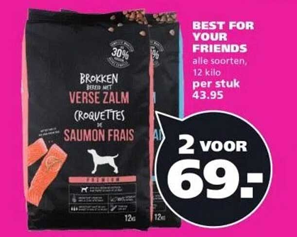 Brokken bereid met verse zalm, alle soorten, 12 kilo per stuk 43.95