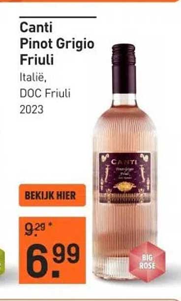 Canti Pinot Grigio Friuli