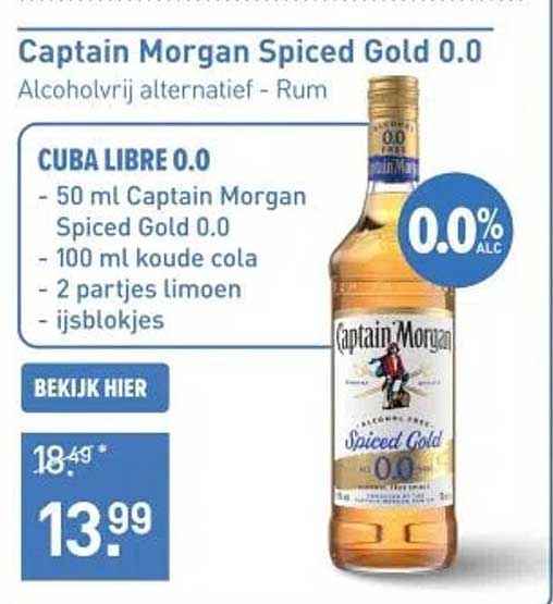 Captain Morgan Spiced Gold 0.0
